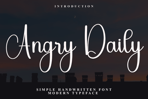 Angry Daily: A Playful Script Font for Web Design
