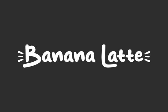 Banana Latte: A Playful Script Font for Digital Design