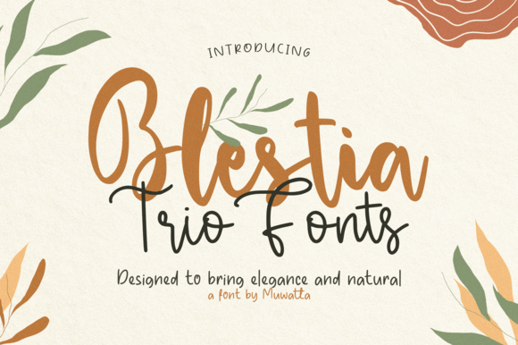 Blestia Trio: A Font That Adds Magic to Digital Design