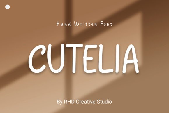 Cutelia: A Handwritten Font That Breathes Life Into Branding