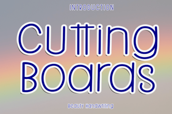 Cutting Boards: A Font That Elevates Branding