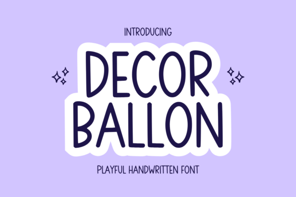 Decor Balloon: A Playful Font for Creative Crafters