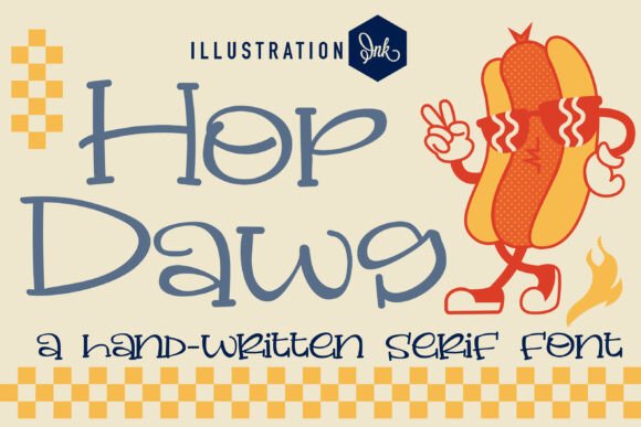 Discover the Charm of Hop Dawg: A Hand-Crafted Font for Editorial Design