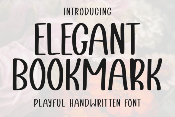 Elegant Bookmark: A Versatile Font for Creative Branding