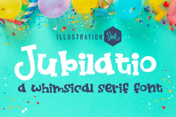 Jubilatio: A Whimsical Hand-Crafted Typeface for Branding