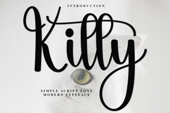Kitty: A Script Font for Crafters and Designers