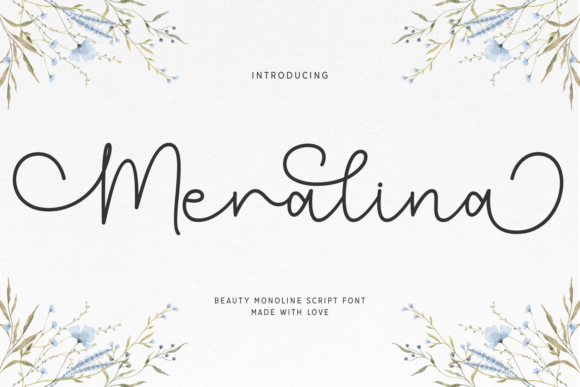 Meralina: A Script Font for Elegant Editorial Design