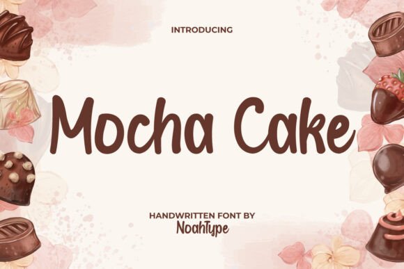 Mocha Cake Font for Handmade Creators