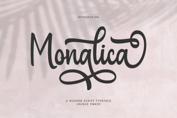 Monalica: A Script Font for Crafting with Style