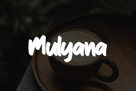 Mulyana: A Script Font for Crafting with Style