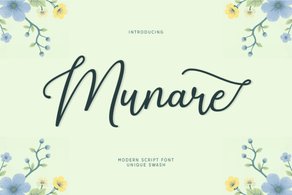 Munare: A Script Font for Modern Web Design