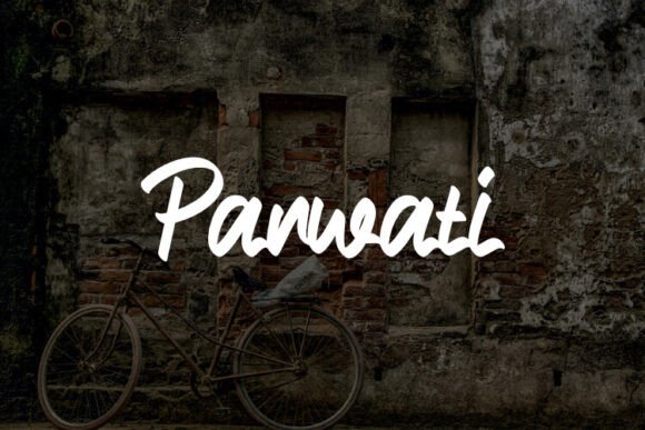 Parwati: A Script Font for Editorial Elegance