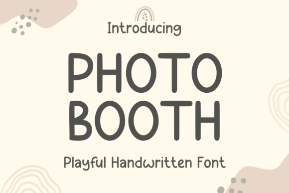 Photo Booth: A Script Font for Dynamic Digital Campaigns
