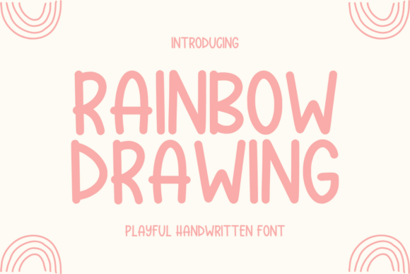 Rainbow Drawing: A Font That Elevates Your Brand