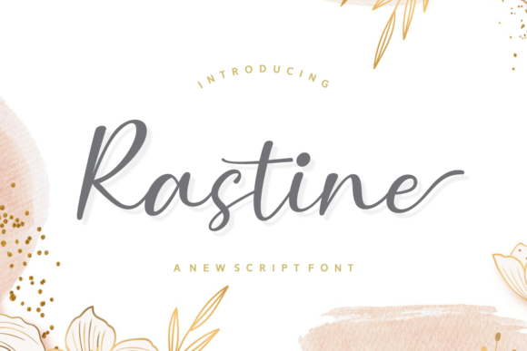 Rastine: A Script Font for Elegant Web Design