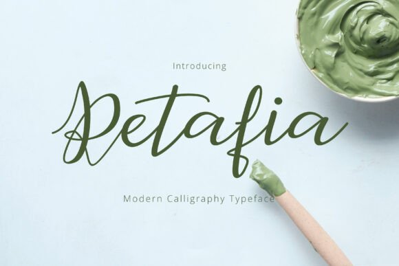 Retafia: A Script Font for Campaigns That Speak with Elegance