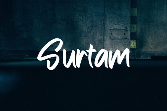 Surtam: A Script Font for Fashion and Branding